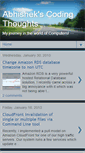 Mobile Screenshot of codingthoughts.com